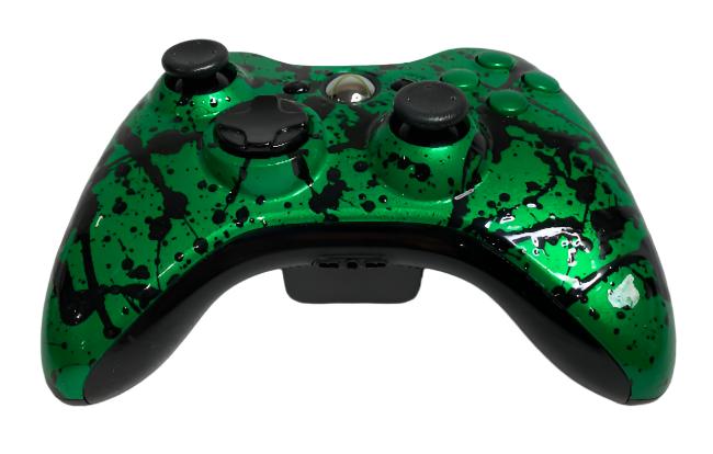 Controller | Xbox 360 | Genuine Green + Black Wireless Controller