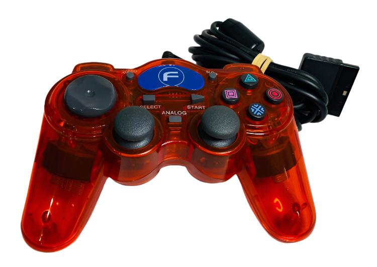 Controller | PlayStation PS1 | Aftermarket Red 'F' Controller