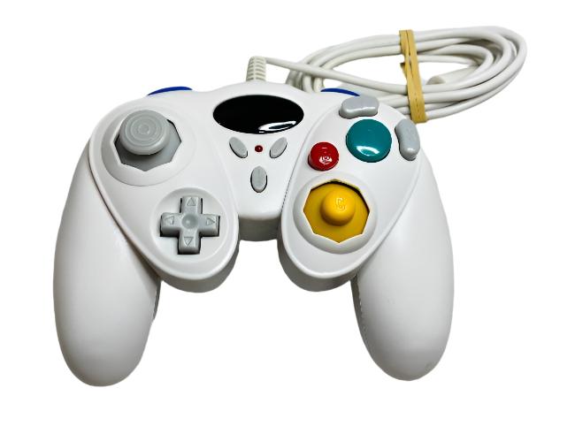 Controller | Nintendo GameCube | Aftermarket white controller