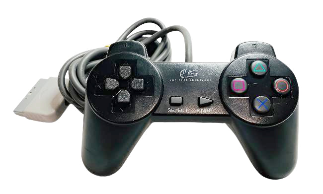 Controller | PlayStation PS1 | Aftermarket PS Black Controller