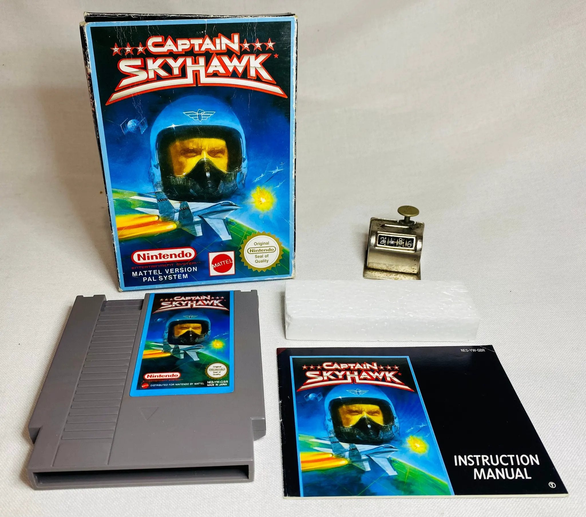Game | Nintendo NES | Captain Skyhawk Physical Video Games Game Nintendo
