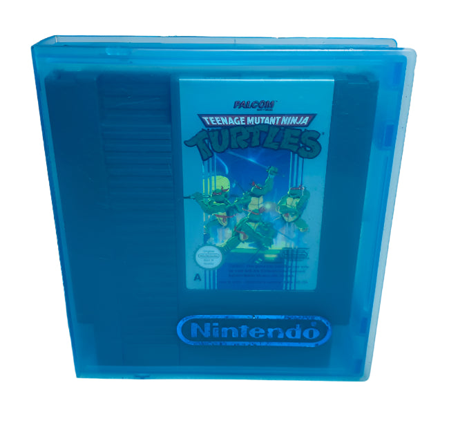 Accessory | Nintendo NES | Genuine Clear Blue Cartridge Case