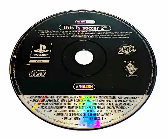 Game | Sony PlayStation PS1 | this is soccer 2 Demo Disc