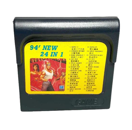Game | Sega Game Gear | Bootleg 24 In 1 Cartridge