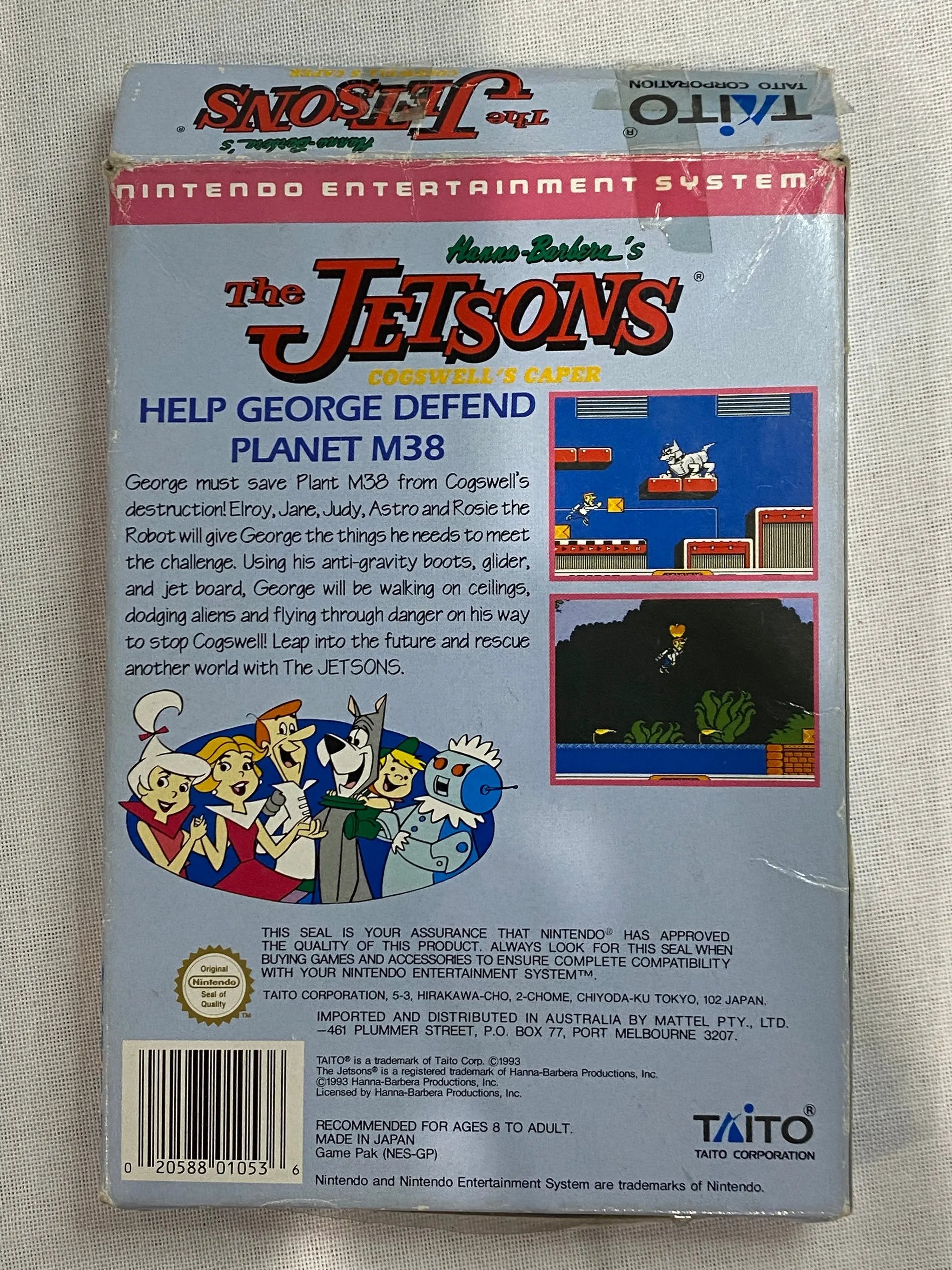 Game | Nintendo NES | The Jetsons Cogswell's Caper Physical Video Games Game Nintendo
