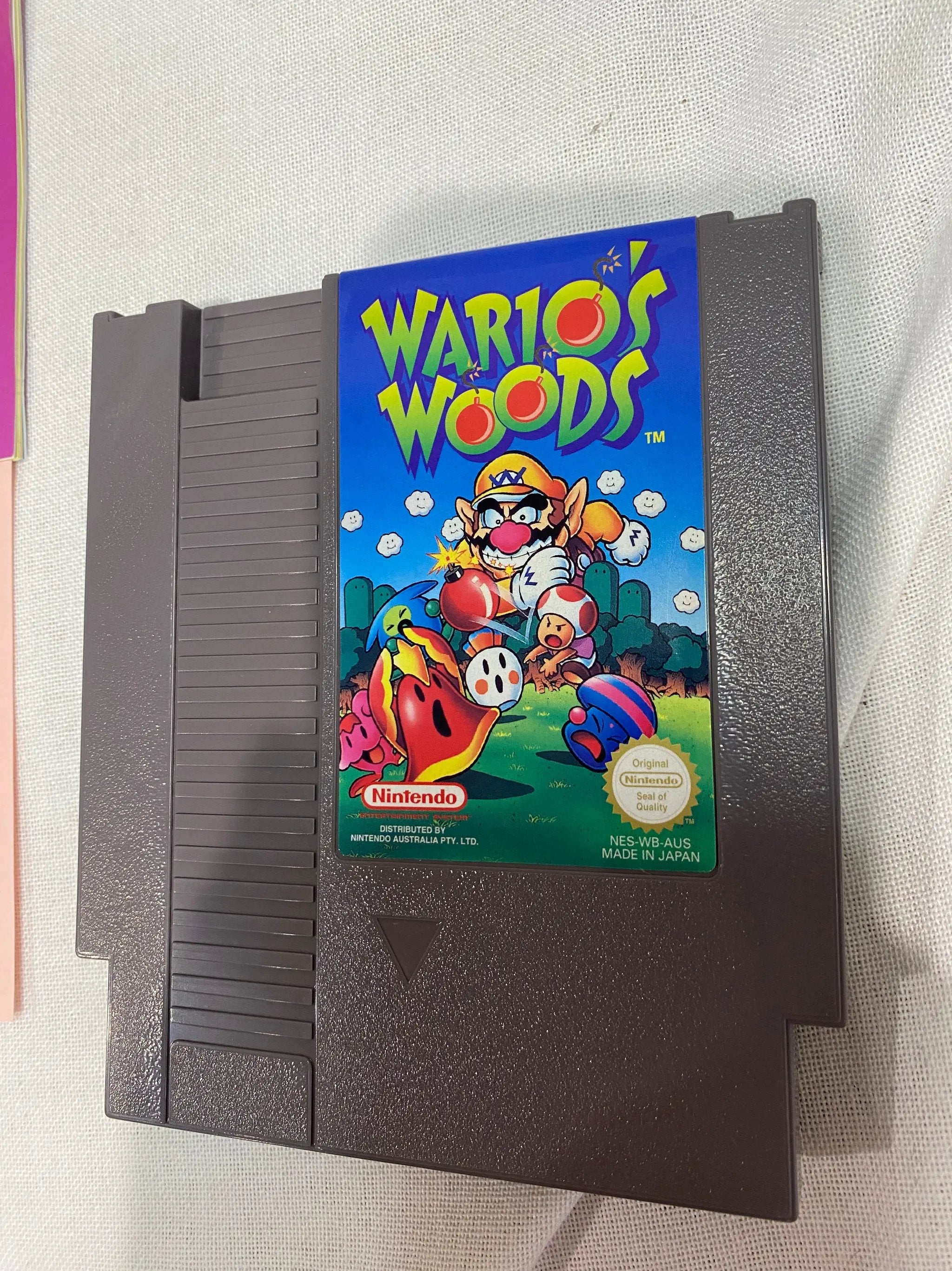 Game | Nintendo NES | Wario's Woods Physical Video Games Game Nintendo