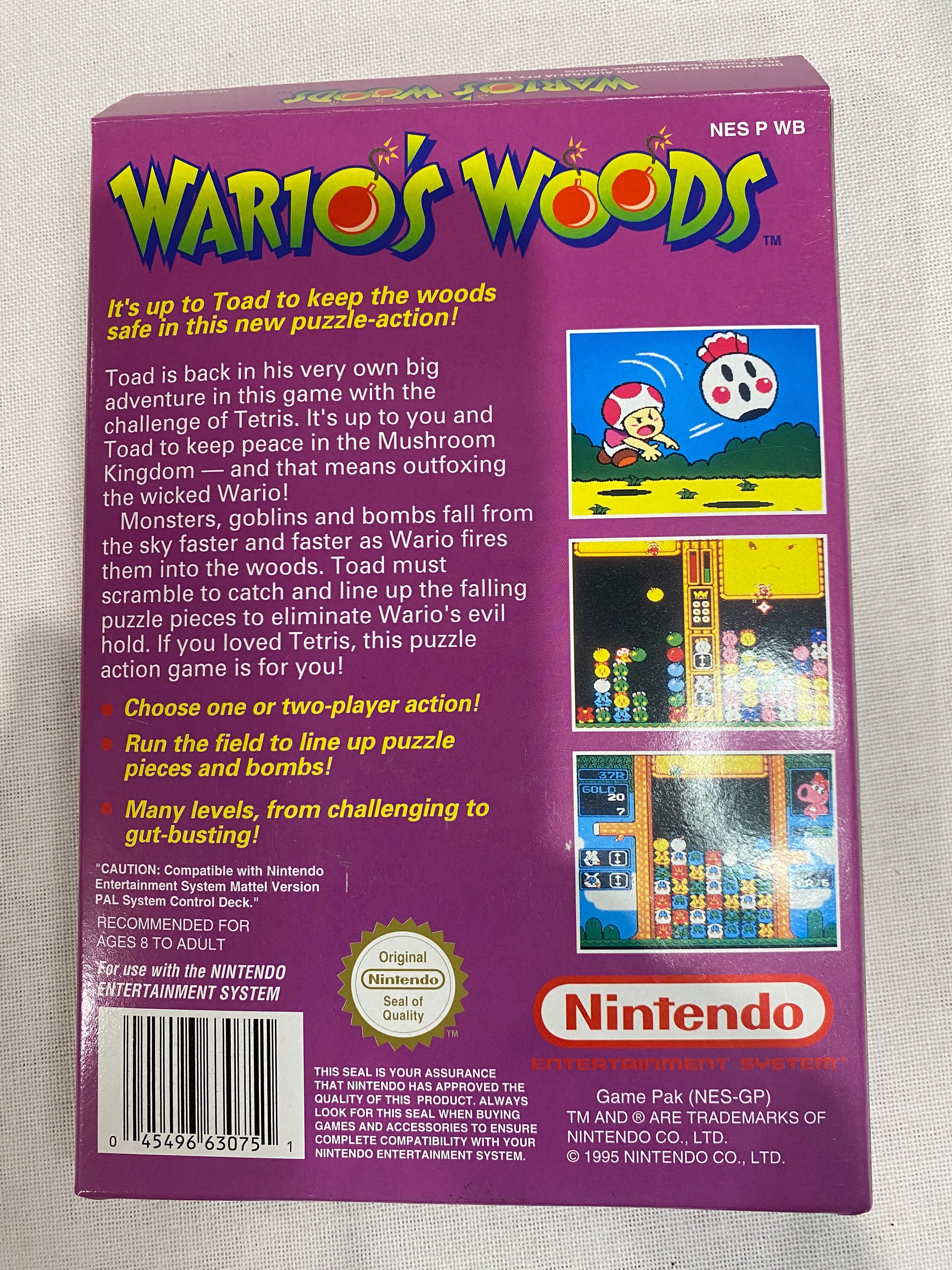 Game | Nintendo NES | Wario's Woods