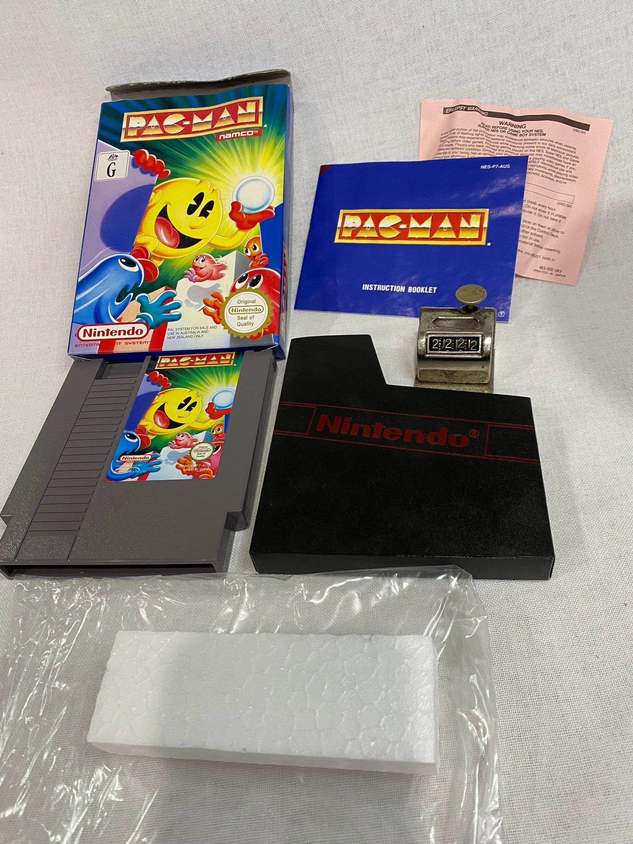 Game | Nintendo NES | Pac-Man Physical Video Games Game Nintendo