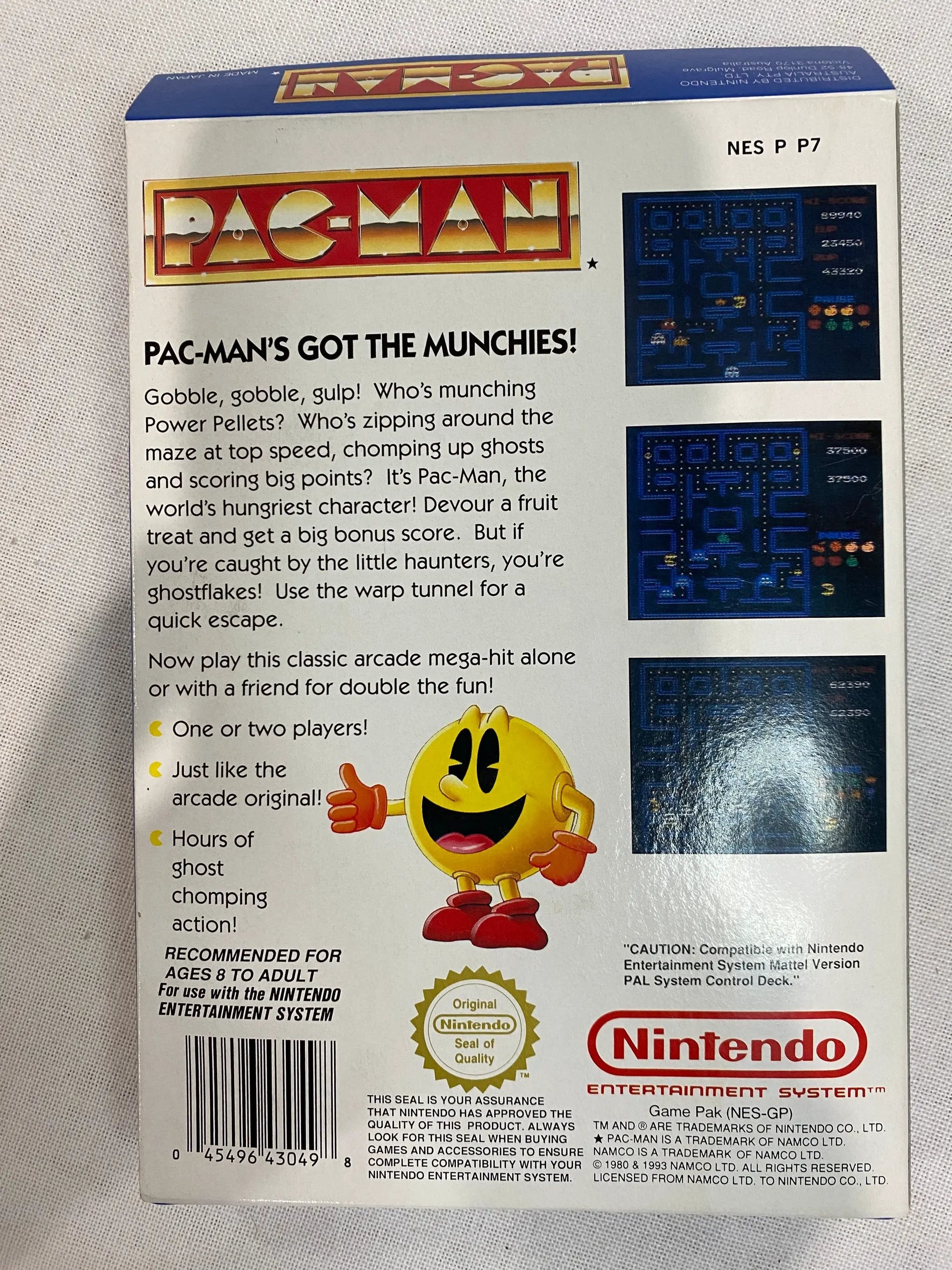 Game | Nintendo NES | Pac-Man Physical Video Games Game Nintendo