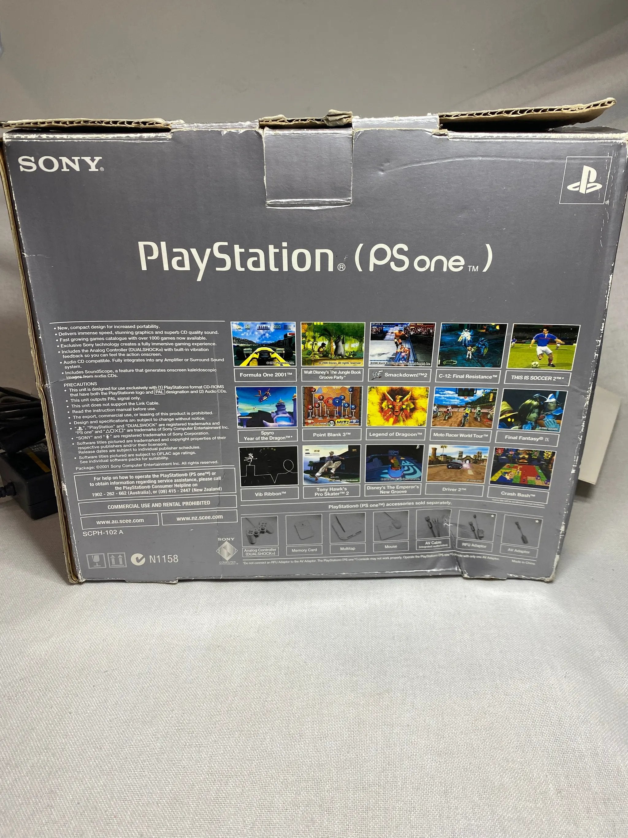 Console | Sony PlayStation PS1 PS One | Boxed Set Video Game Consoles Console Sony