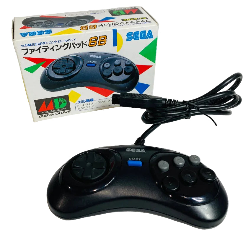 Controller | Sega Mega Drive Genesis | Genuine 6 Button Control Pad (Japanese)