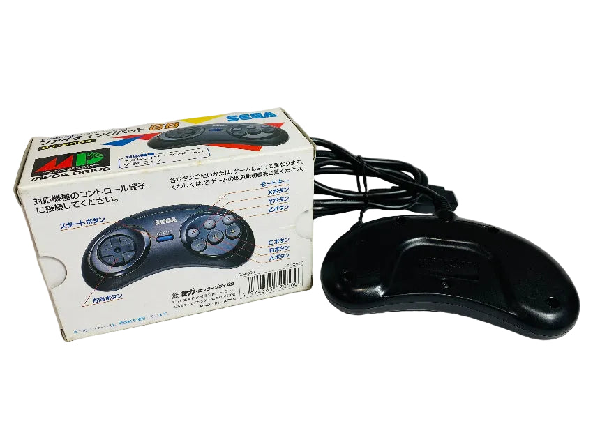 Controller | Sega Mega Drive Genesis | Genuine 6 Button Control Pad (Japanese)