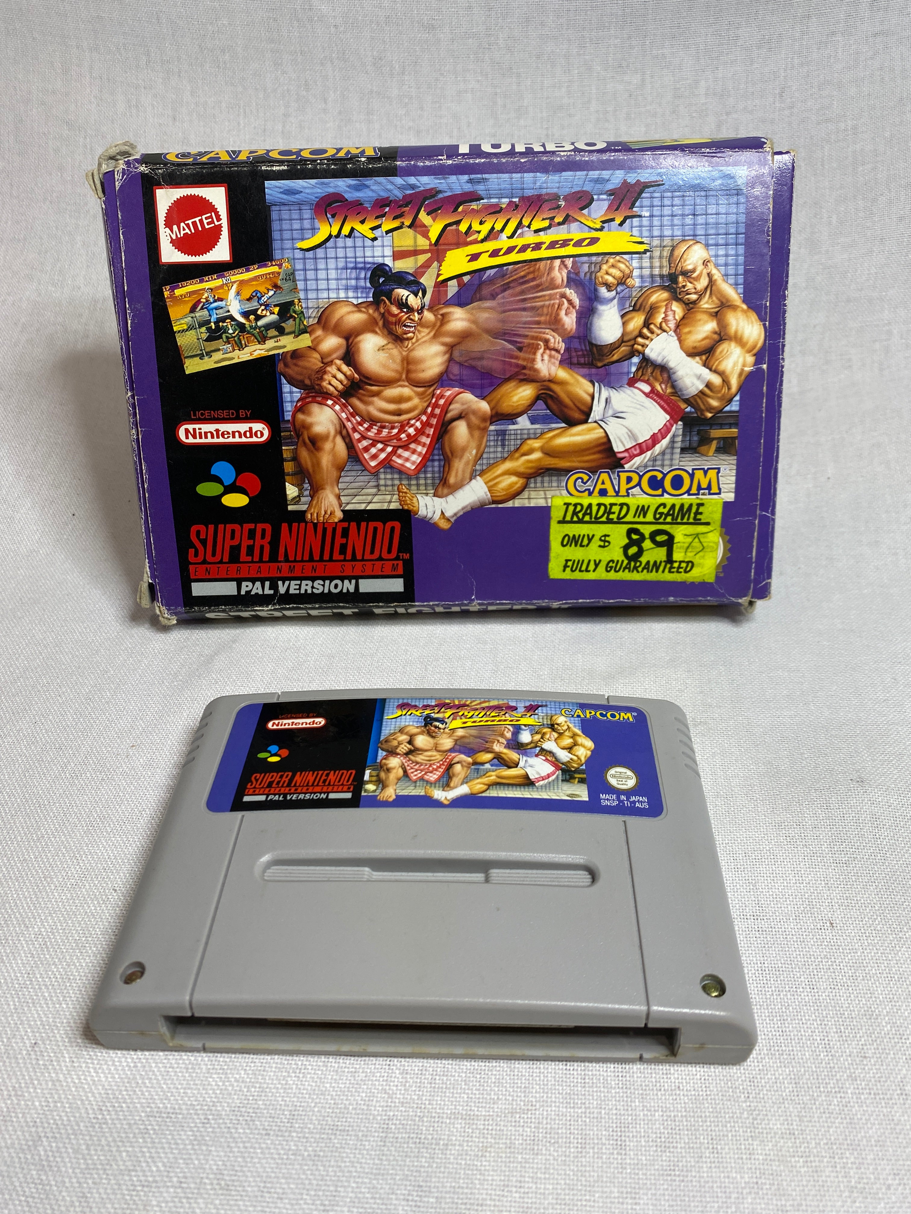 Game | Super Nintendo SNES | Street Fighter II Turbo Edition