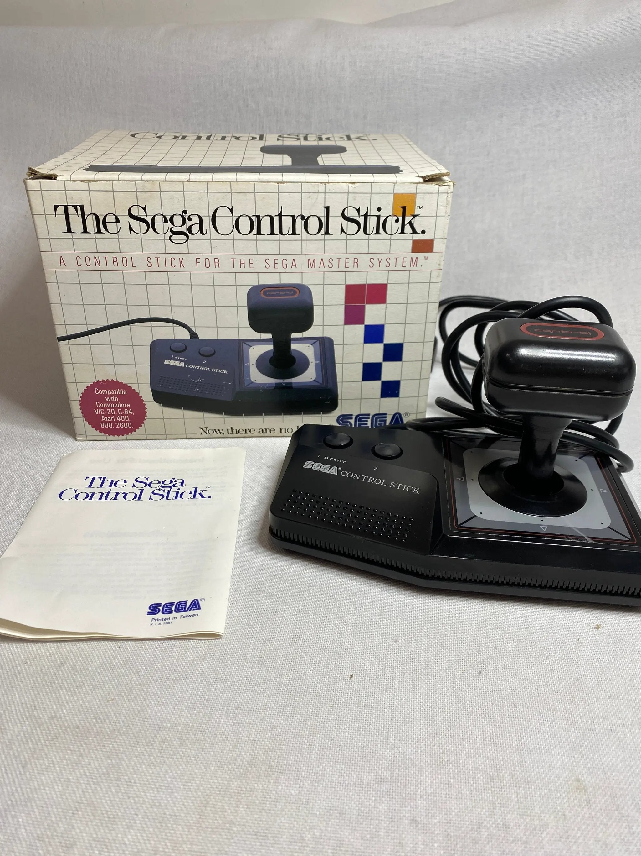 Controller | Sega Master System | Control Stick Controller Joystick Home Game Console Controllers Controllers & Attachments Sega