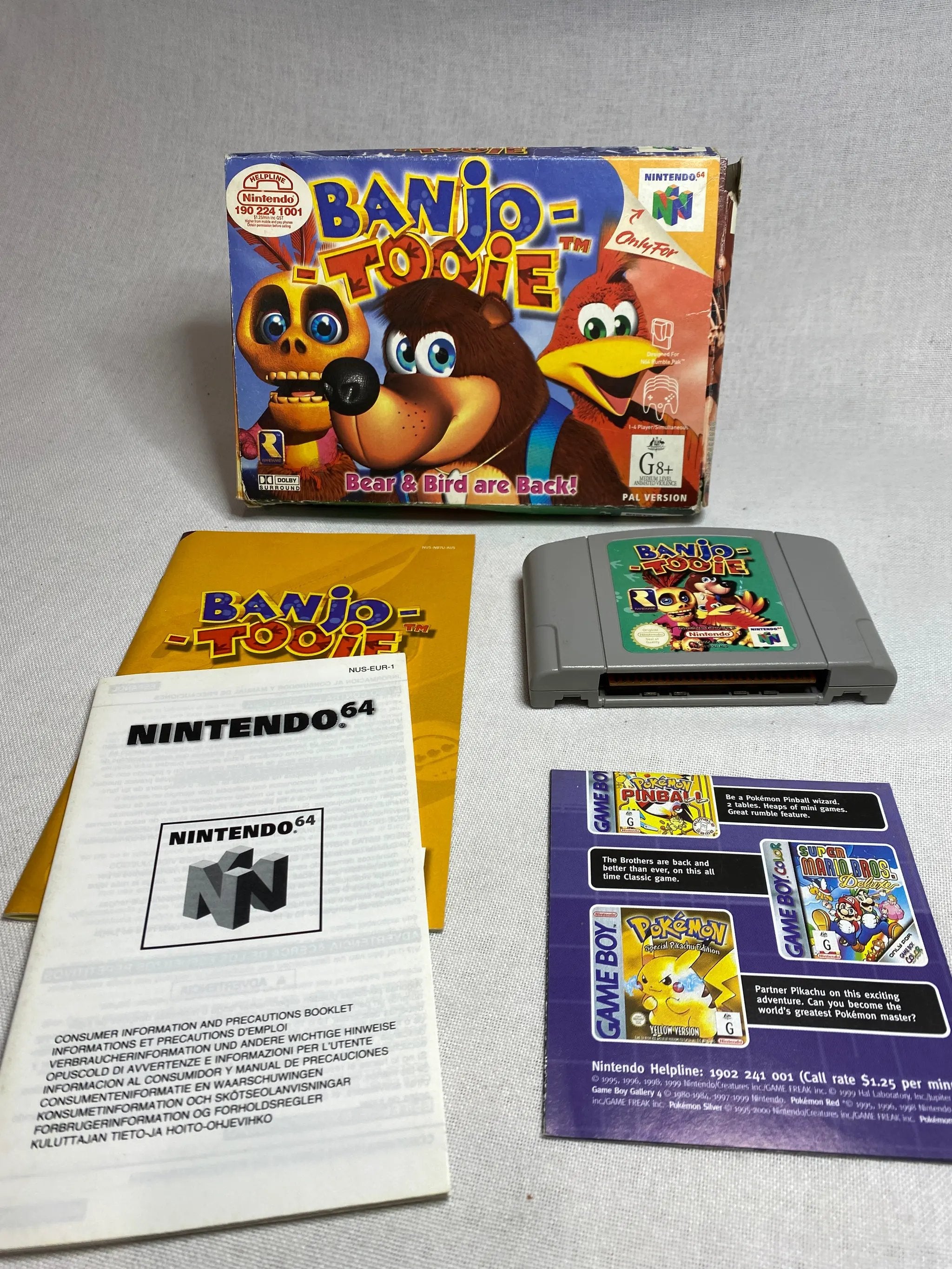 Game | Nintendo N64 | Banjo-Tooie Physical Video Games Game Nintendo