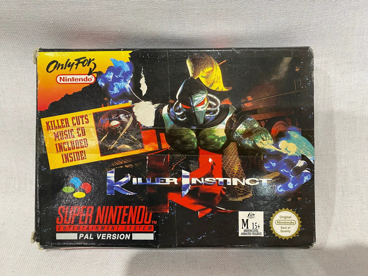 Game | Super Nintendo SNES | Killer Instinct Physical Video Games Game Nintendo