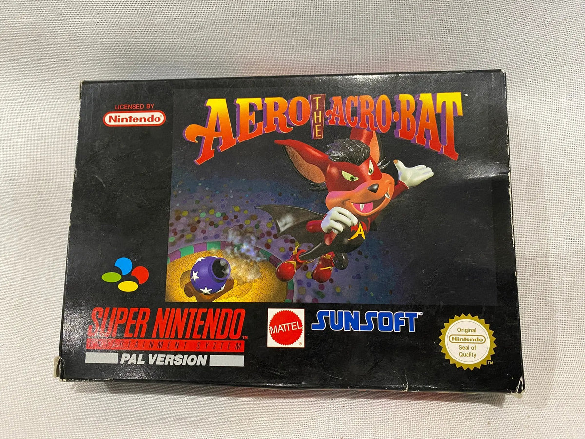 Game | Super Nintendo SNES | Aero The Acro-Bat Physical Video Games Game Nintendo