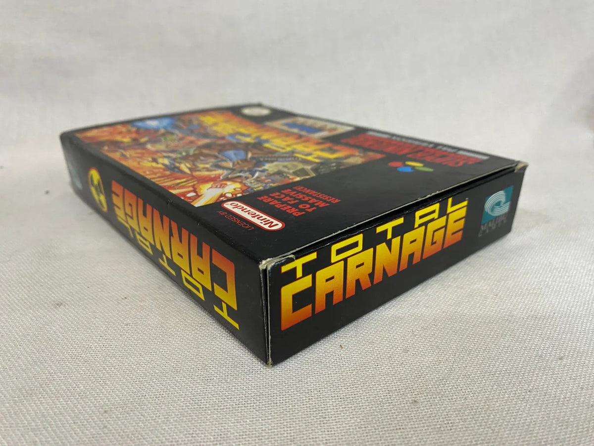 Game | Super Nintendo SNES | Total Carnage Physical Video Games Game Nintendo