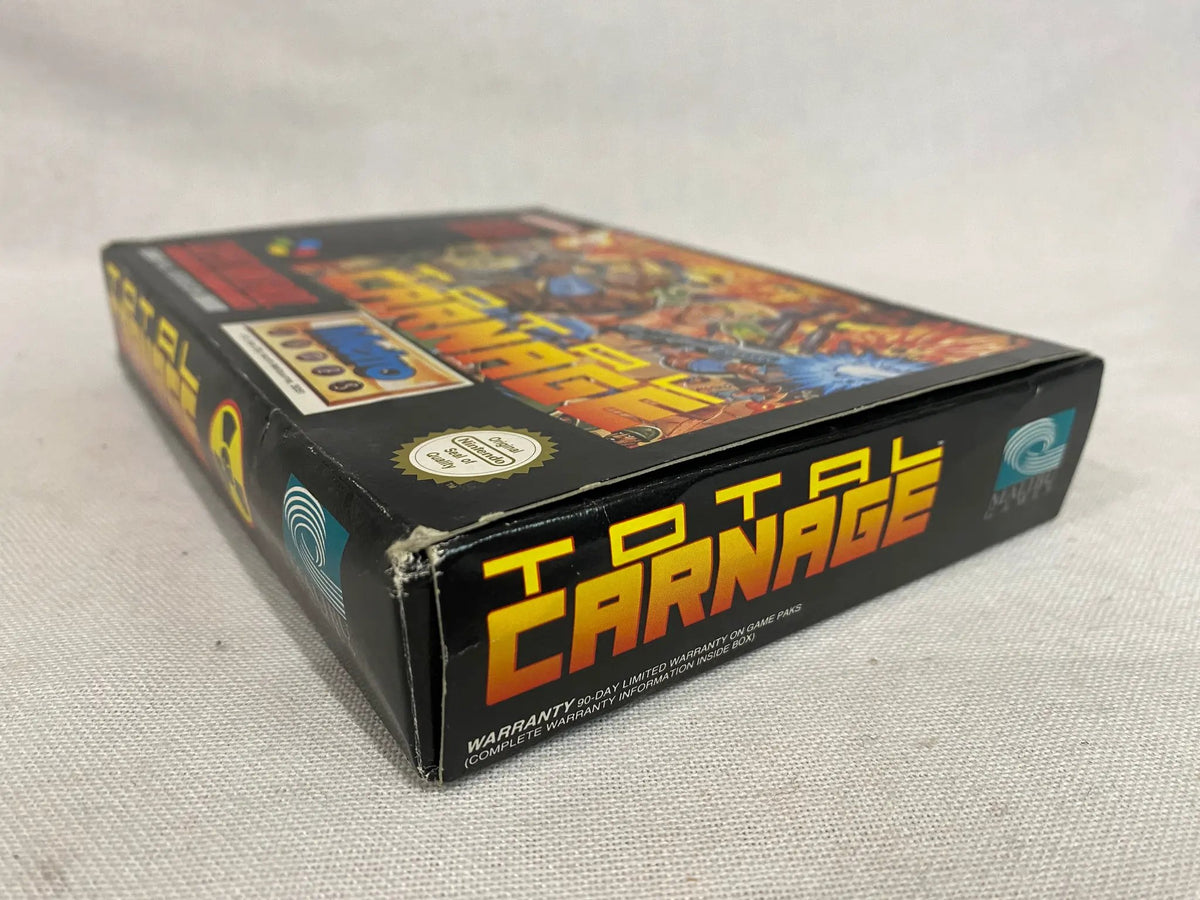Game | Super Nintendo SNES | Total Carnage Physical Video Games Game Nintendo