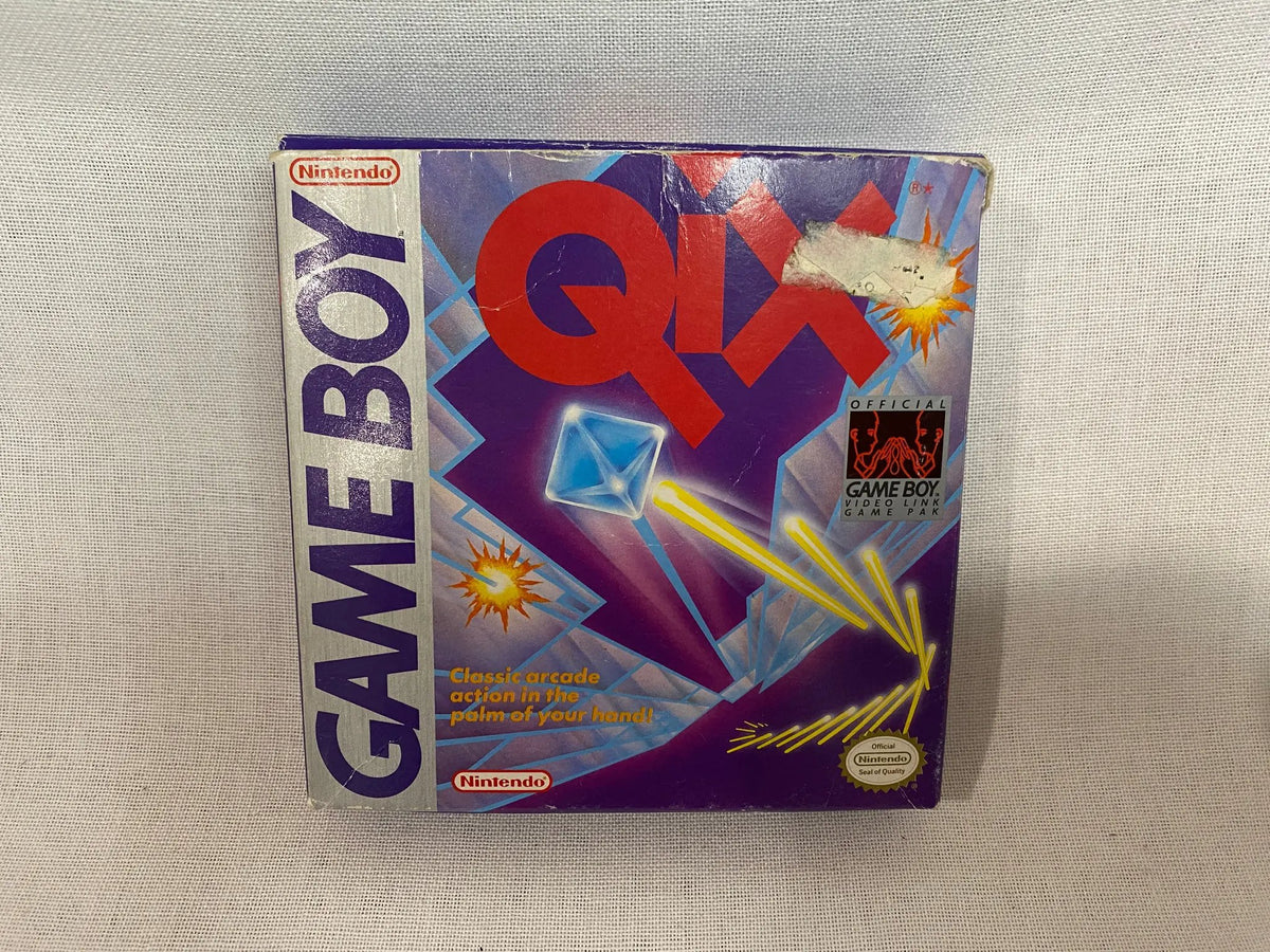 Game | Nintendo Game Boy GB | Qix Physical Video Games Game Nintendo