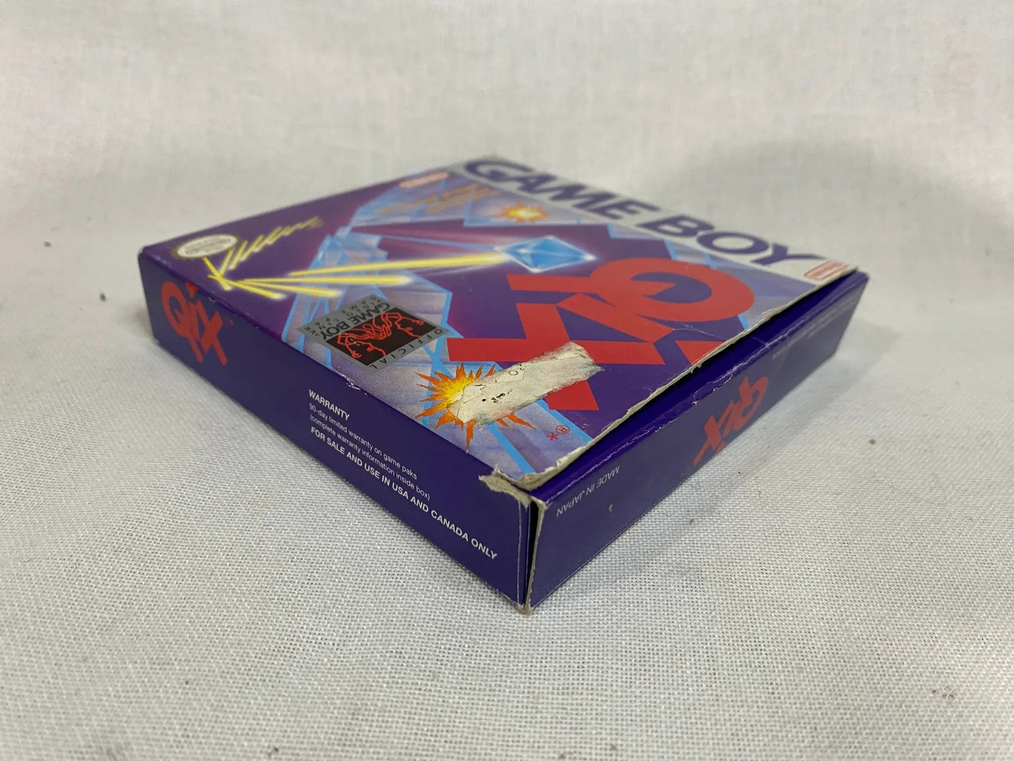 Game | Nintendo Game Boy GB | Qix Physical Video Games Game Nintendo