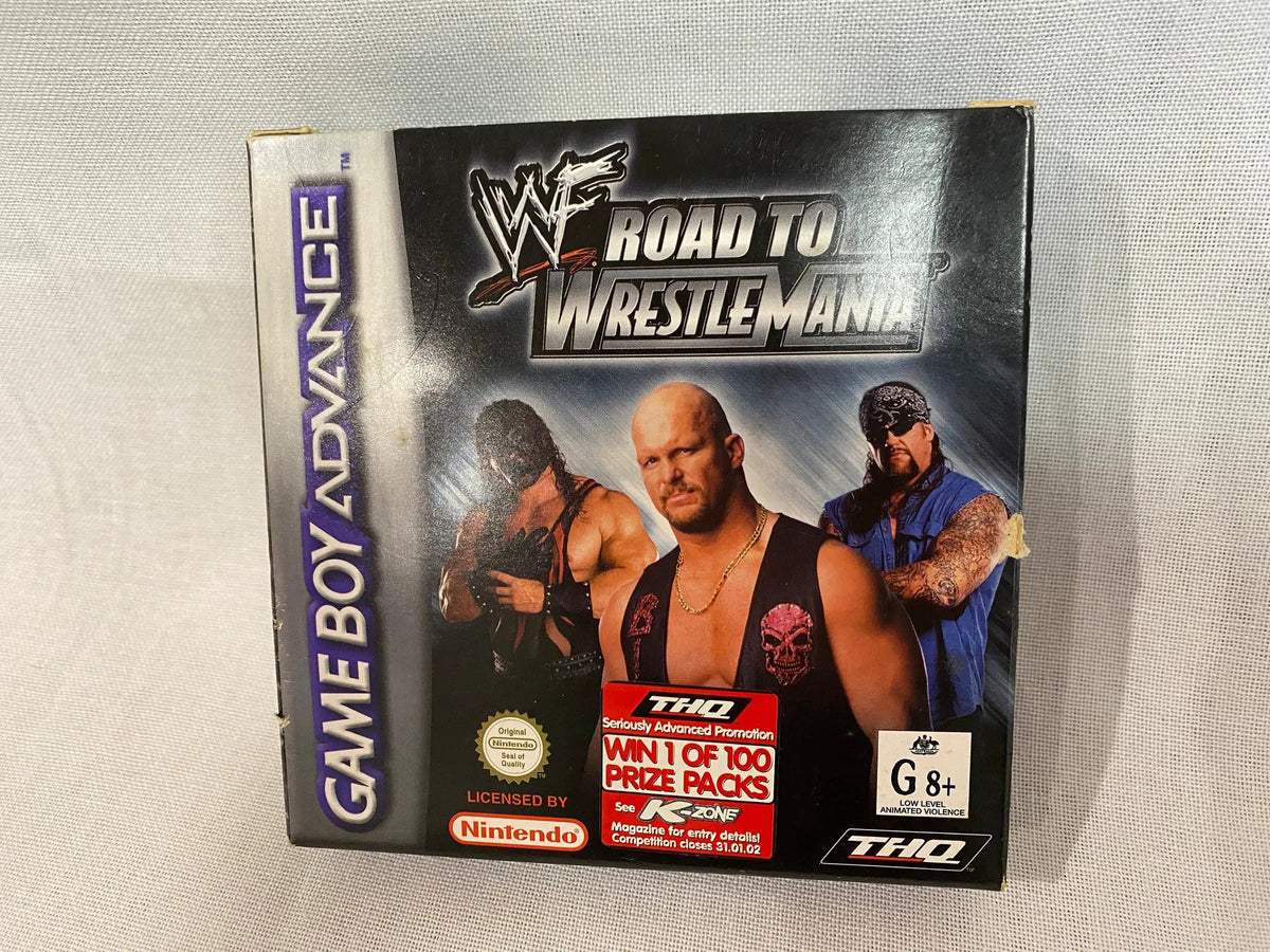 Game | Nintendo Game Boy Advance GBA | WWE Road To WrestleMania Physical Video Games Game Nintendo