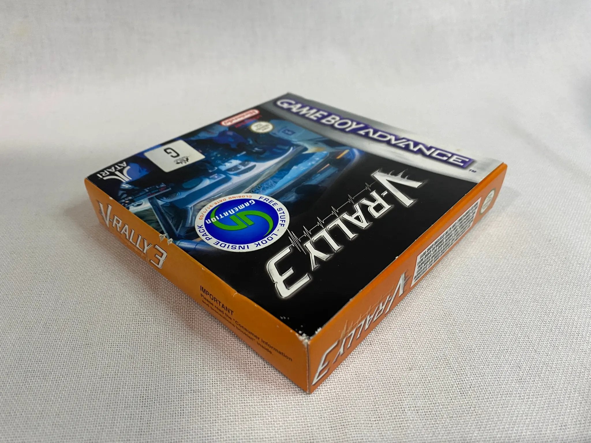 Game | Nintendo Game Boy Advance GBA | V-Rally 3 Physical Video Games Game Nintendo