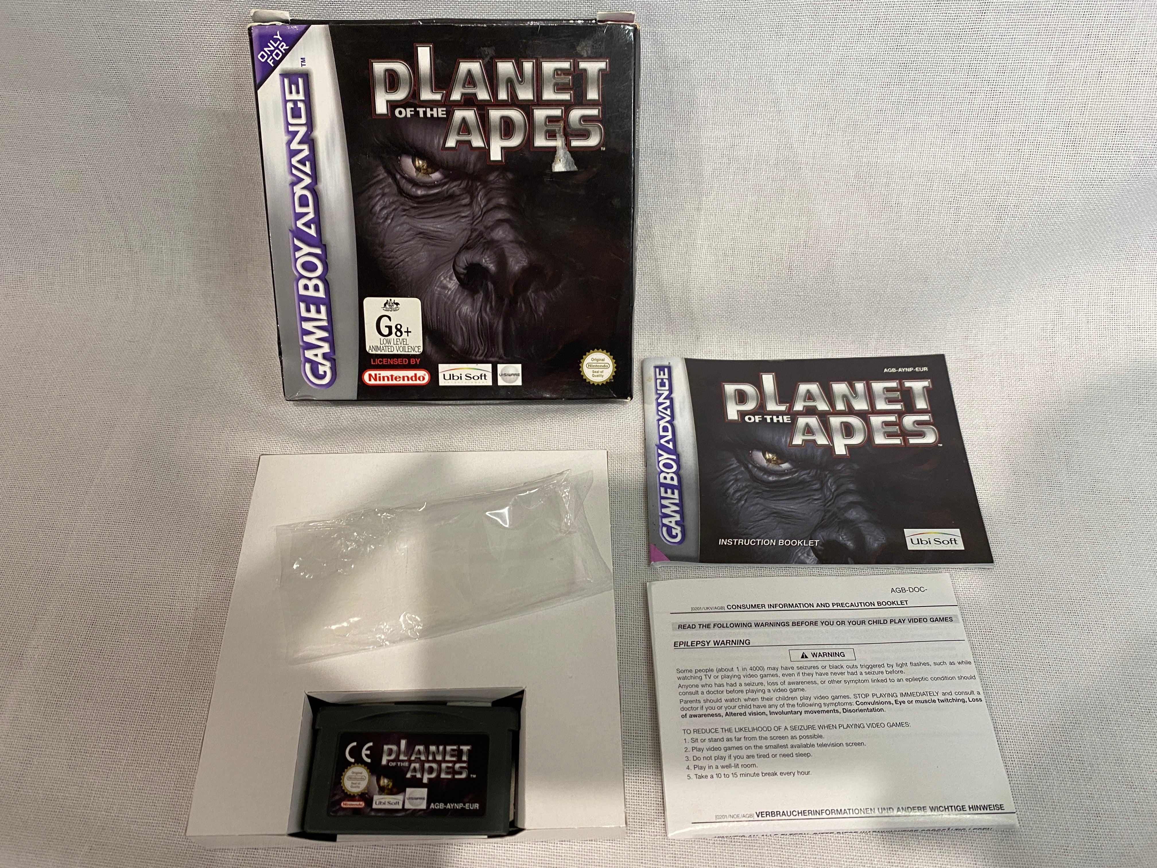 Game | Nintendo Game Boy Advance GBA | Planet Of The Apes