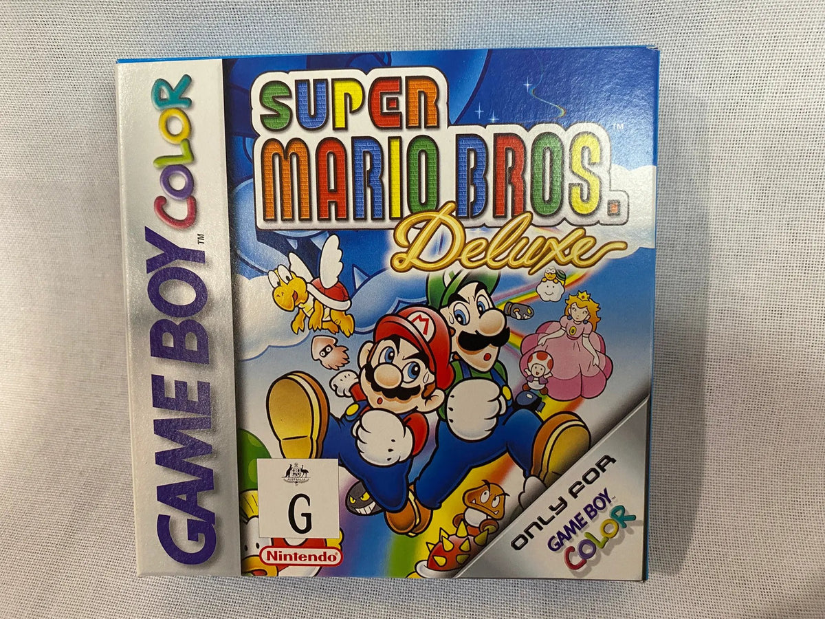 Game | Nintendo Game Boy Color GBC | Super Mario Bros Deluxe Physical Video Games Game Nintendo