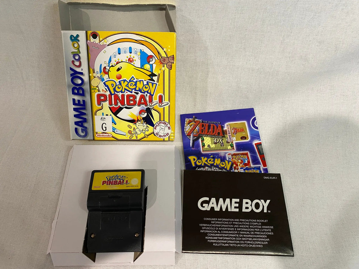 Game | Nintendo Game Boy Color GBC | Pokemon Pinball Physical Video Games Game Nintendo