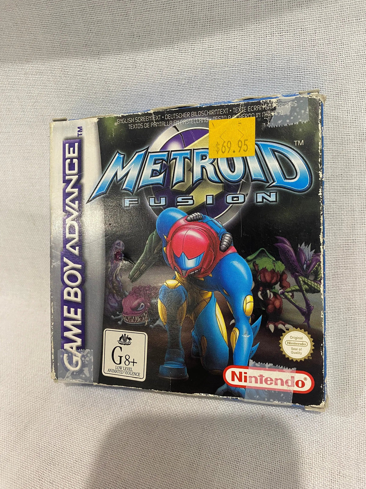 Game | Nintendo Game Boy Advance GBA | Metroid Fusion Physical Video Games Game Nintendo