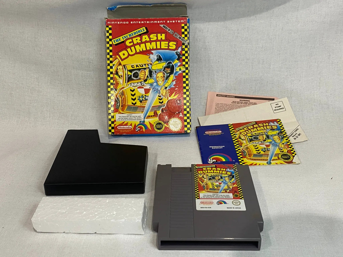 Game | Nintendo NES | The Incredible Crash Dummies Physical Video Games Game Nintendo