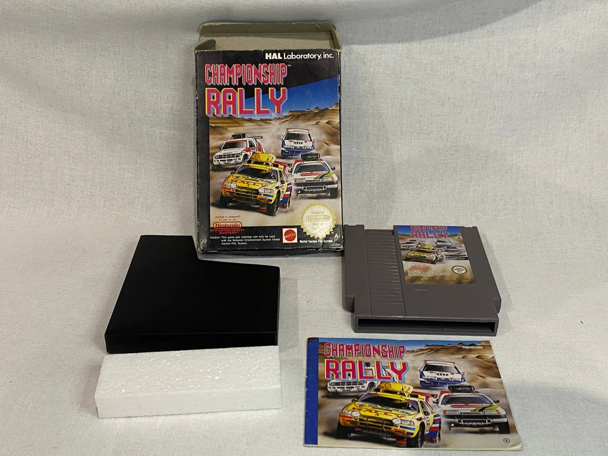 Game | Nintendo NES | Championship Rally Physical Video Games Game Nintendo