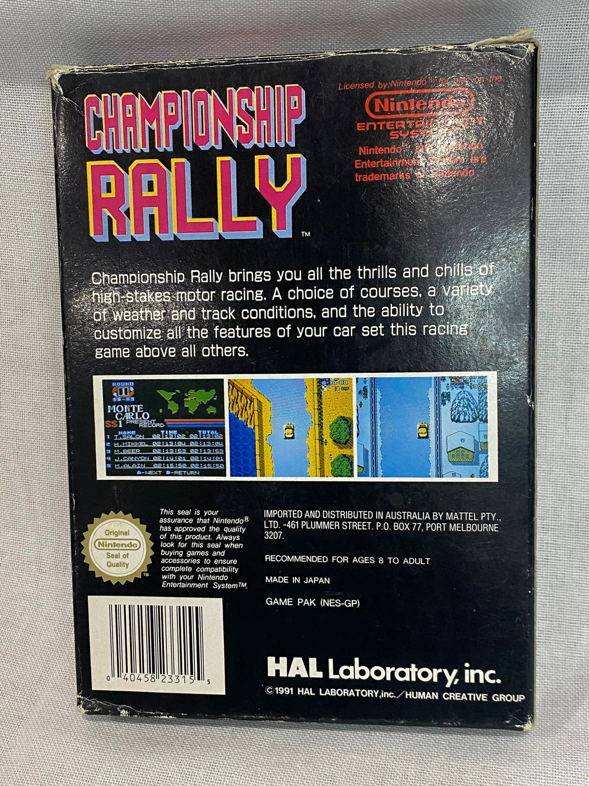 Game | Nintendo NES | Championship Rally Physical Video Games Game Nintendo