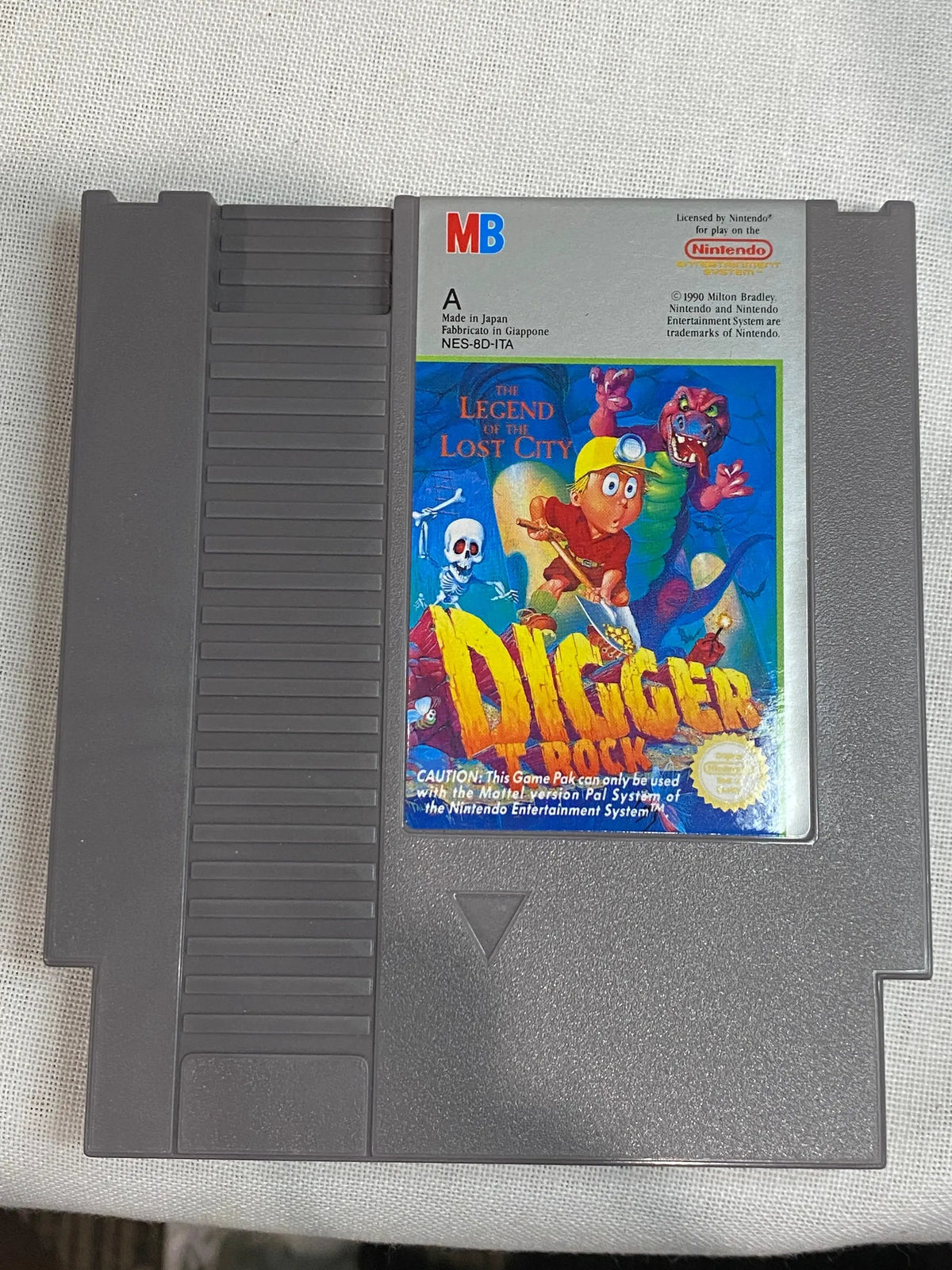 Game | Nintendo NES | Digger T Rock Physical Video Games Game Nintendo