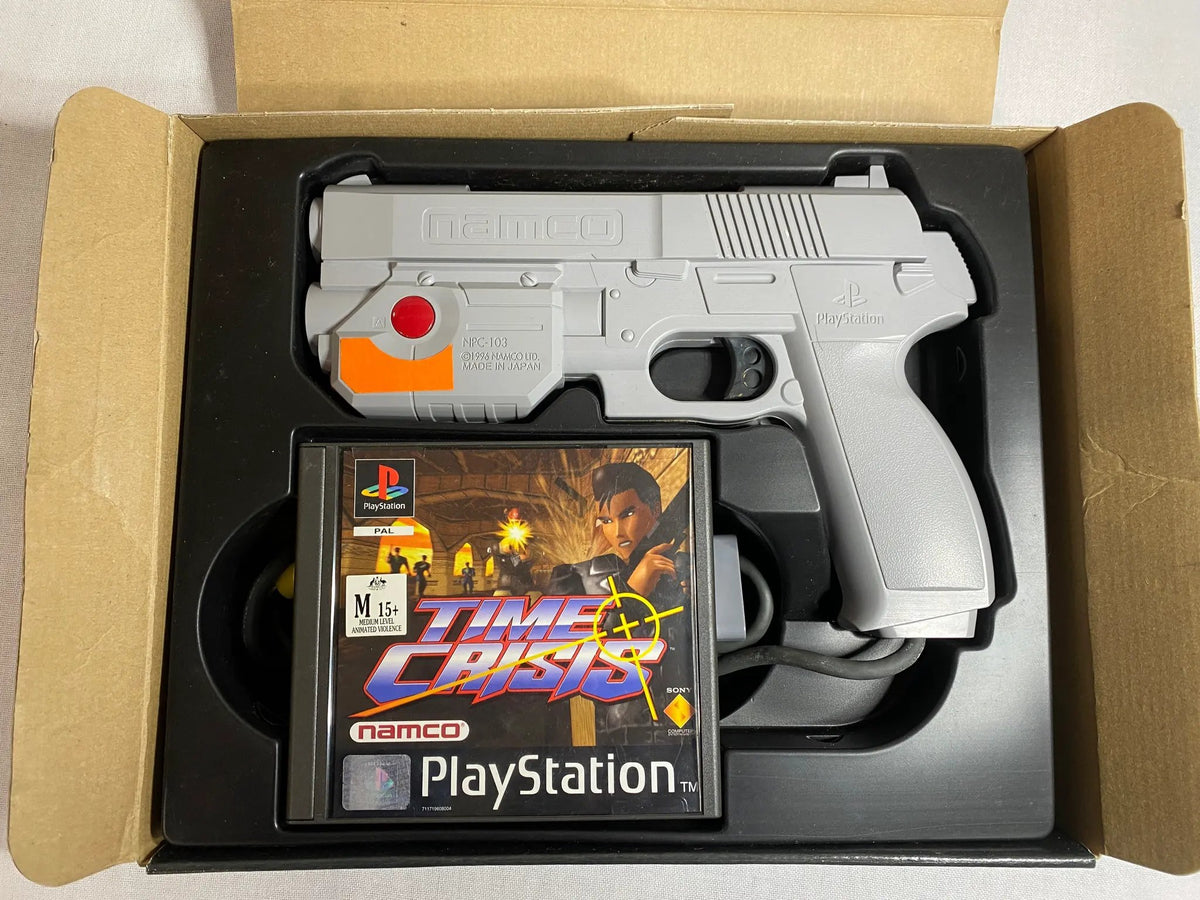 Controller | Sony PlayStation PS1 | Time Crisis Gun Con Light Gun Bundle Home Game Console Controllers Controllers & Attachments Namco
