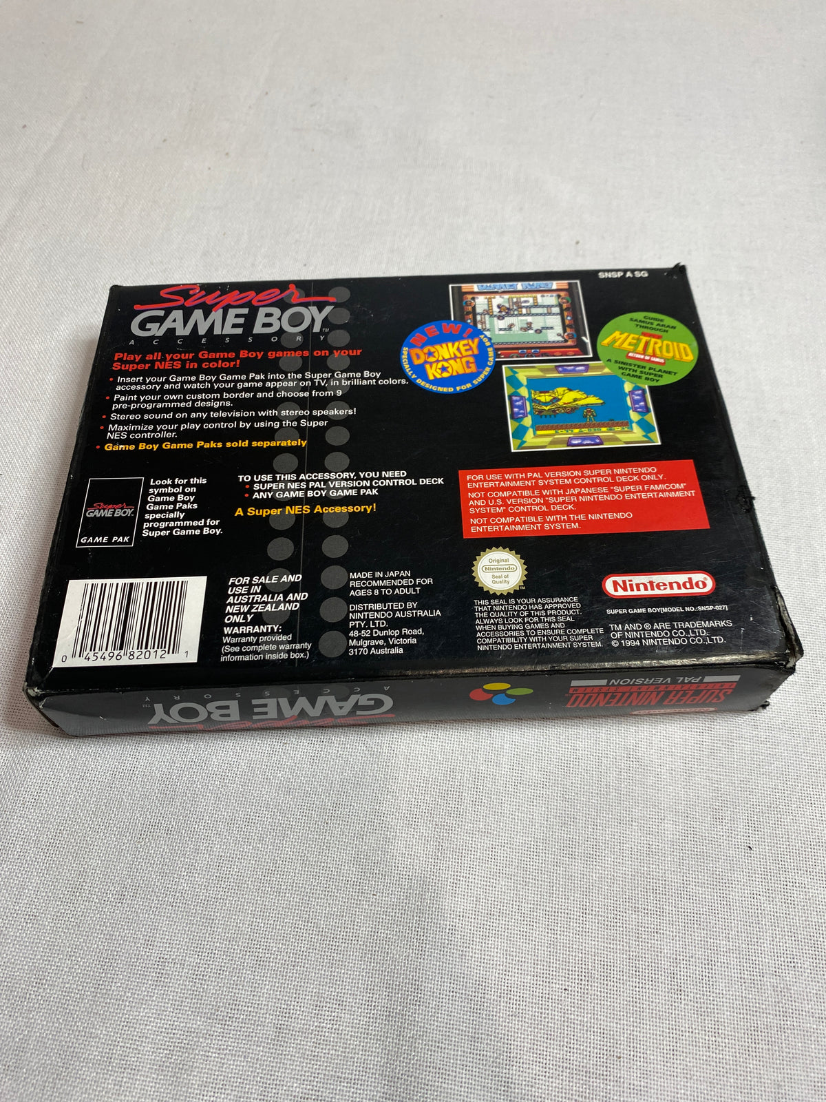 Game | Super Nintendo SNES | Boxed Super Game Boy Physical Video Games Game Nintendo