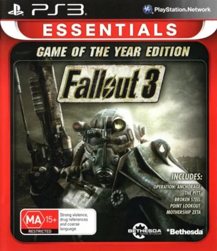 Game | Sony PlayStation PS3 | Fallout 3 Game Of The Year [Essentials]