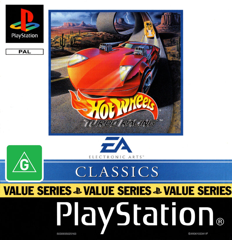 Game | Sony PlayStation PS1 | Hot Wheels Turbo Racing (Classics)