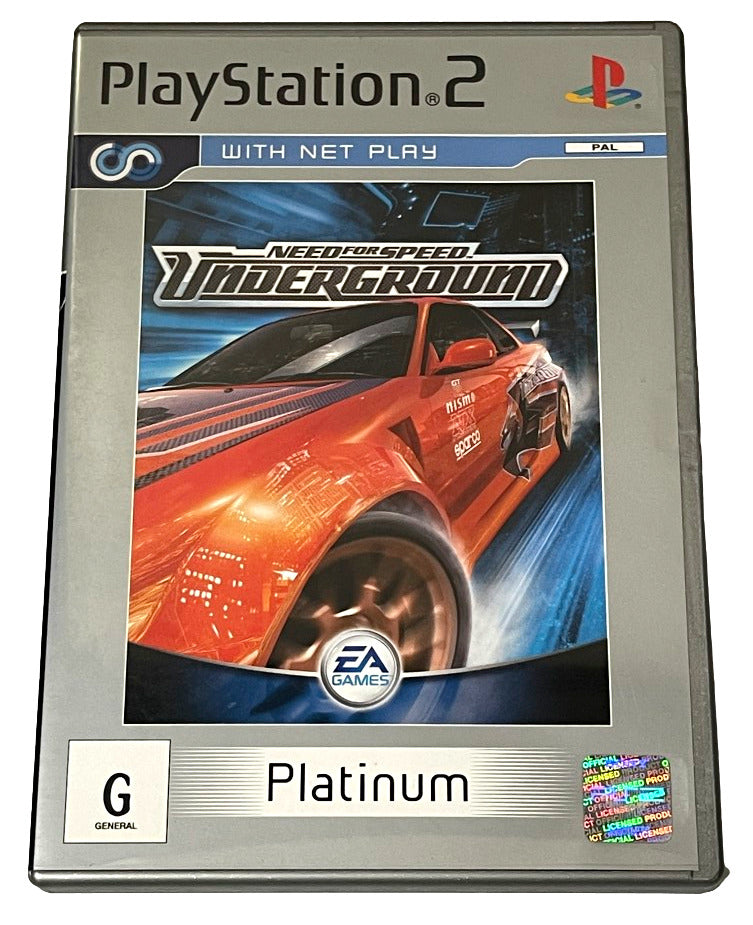 Game | Sony PlayStation PS2 | Need For Speed Underground (Platinum)