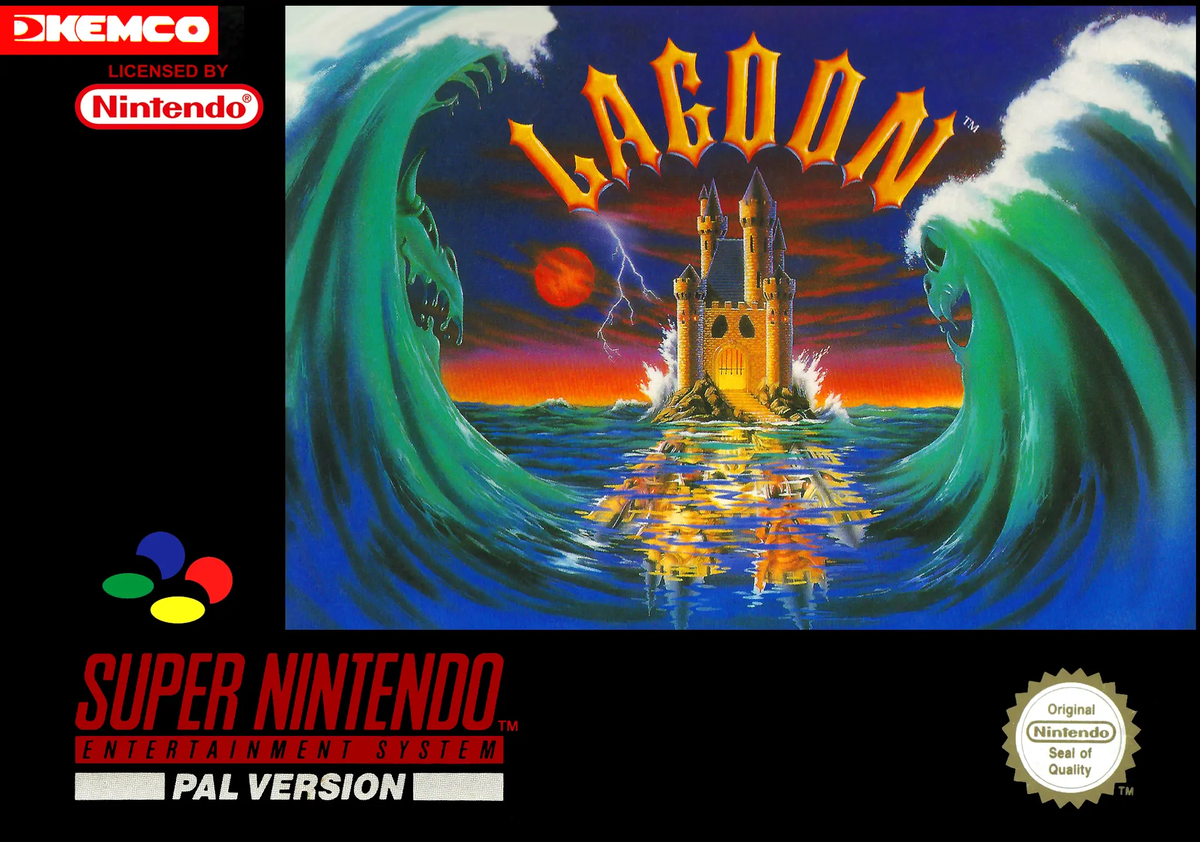 Game | Super Nintendo SNES | Lagoon Physical Video Games Game Nintendo