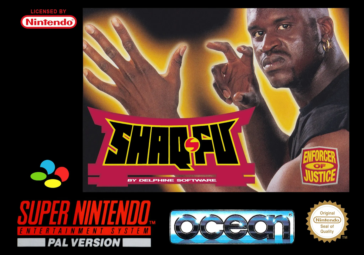 Game | Super Nintendo SNES | Shaq Fu Physical Video Games Game Nintendo