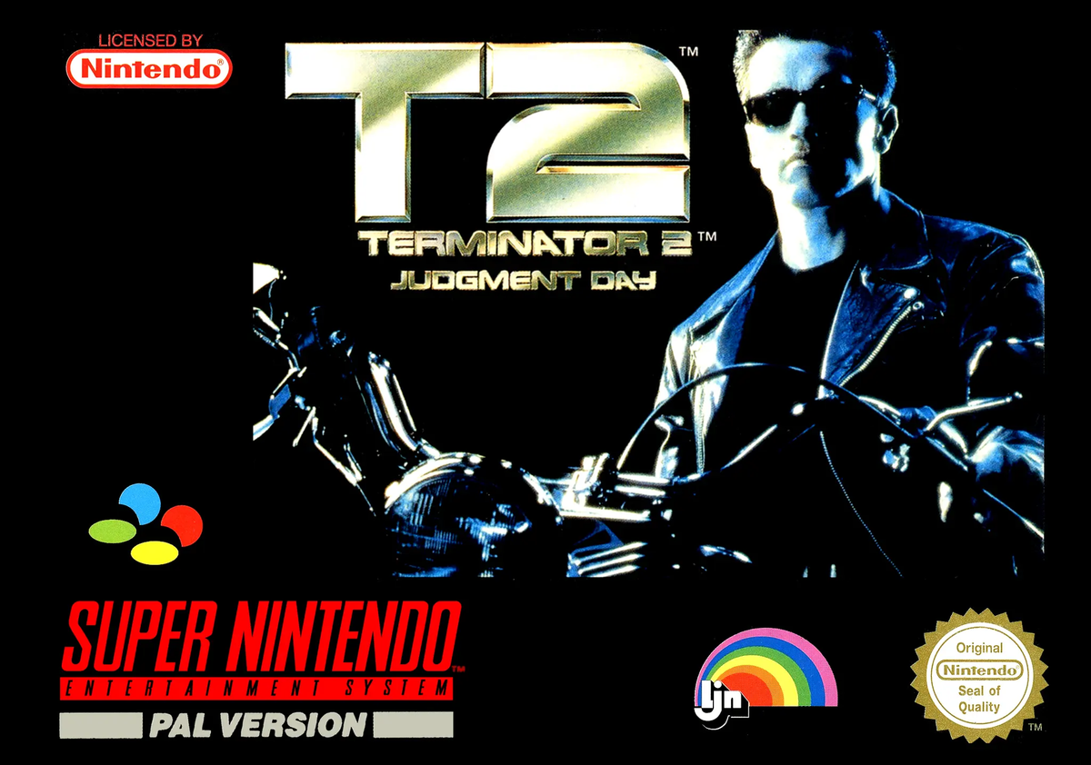 Game | Super Nintendo SNES | Terminator 2 Judgment Day Physical Video Games Game Nintendo
