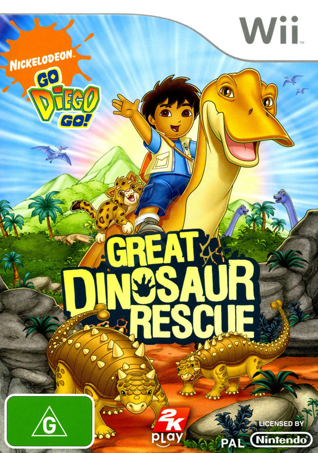 Game | Nintendo Wii | Go, Diego, Go: Great Dinosaur Rescue