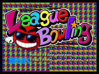 Game | SNK Neo Geo AES | League Bowling [Japan]