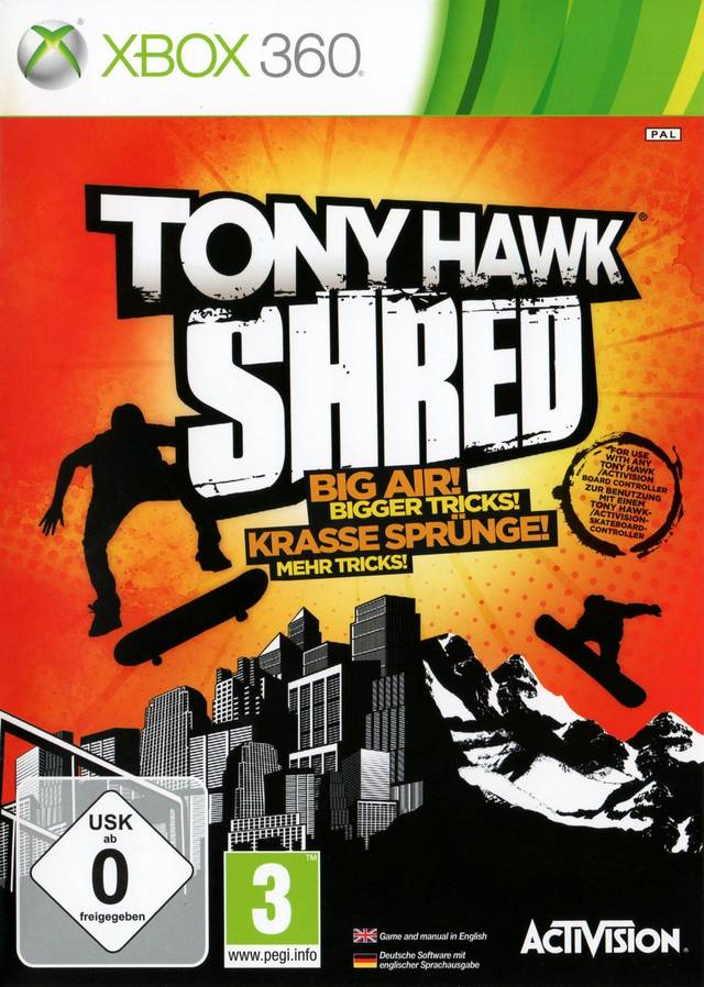 Game | Microsoft Xbox 360 | Tony Hawk Shred