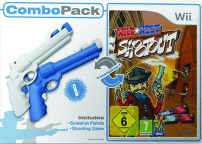 Game | Nintendo Wii | Wild West Shootout [2x Gun Bundle]