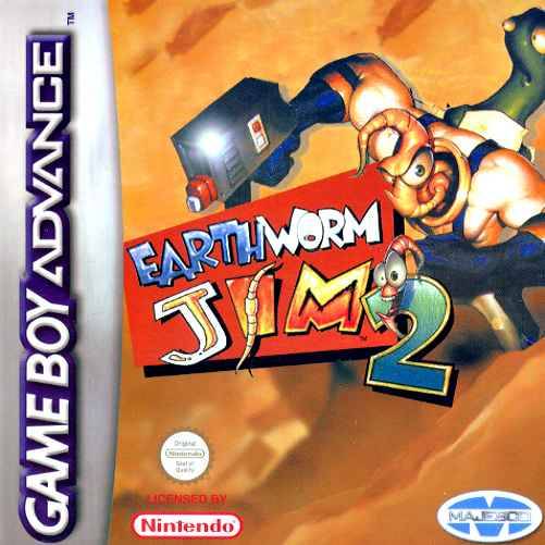 Game | Nintendo Game Boy Advance GBA | Earthworm Jim 2