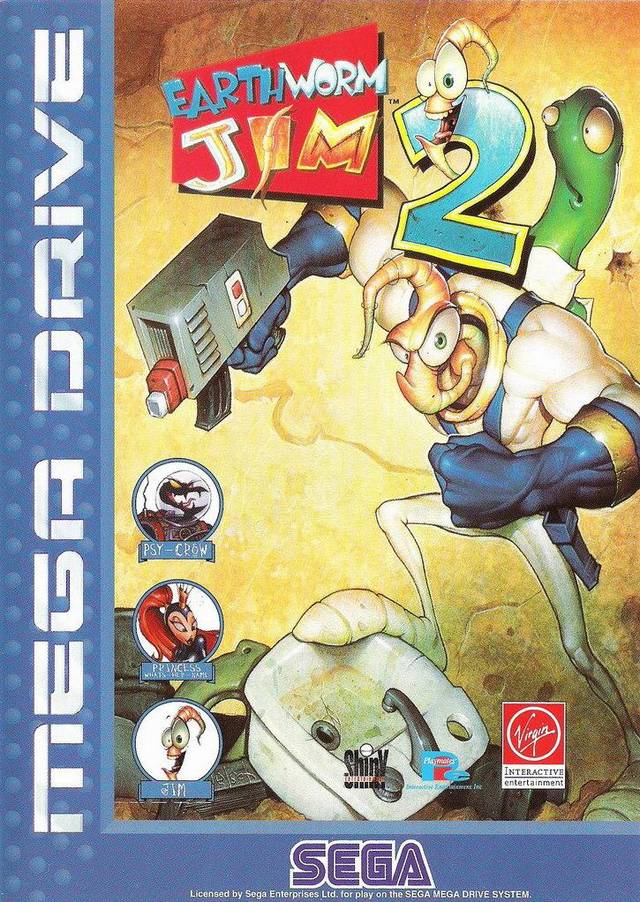 Game | Sega Mega Drive | Earthworm Jim 2