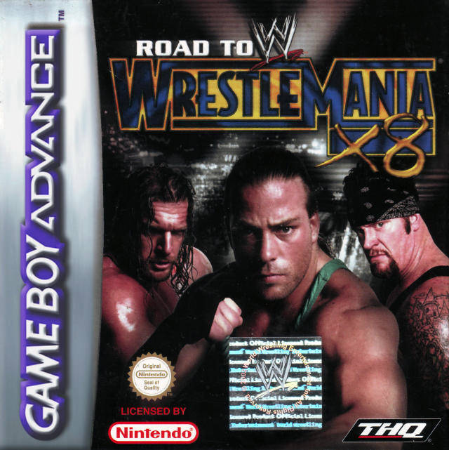 Game | Nintendo Game Boy Advance GBA | WWE Road To WrestleMania X8